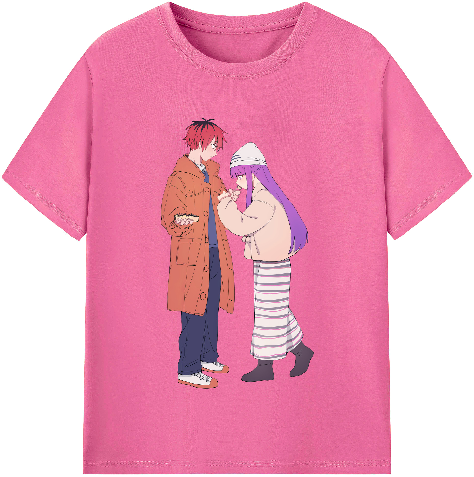 （画像用） 葬送のフリーレン Frieren レディースカジュアルプリントTシャツ（綿100％）